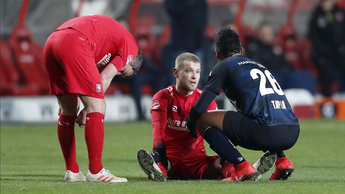 Hölscher viel tegen Willem II geblesseerd uit