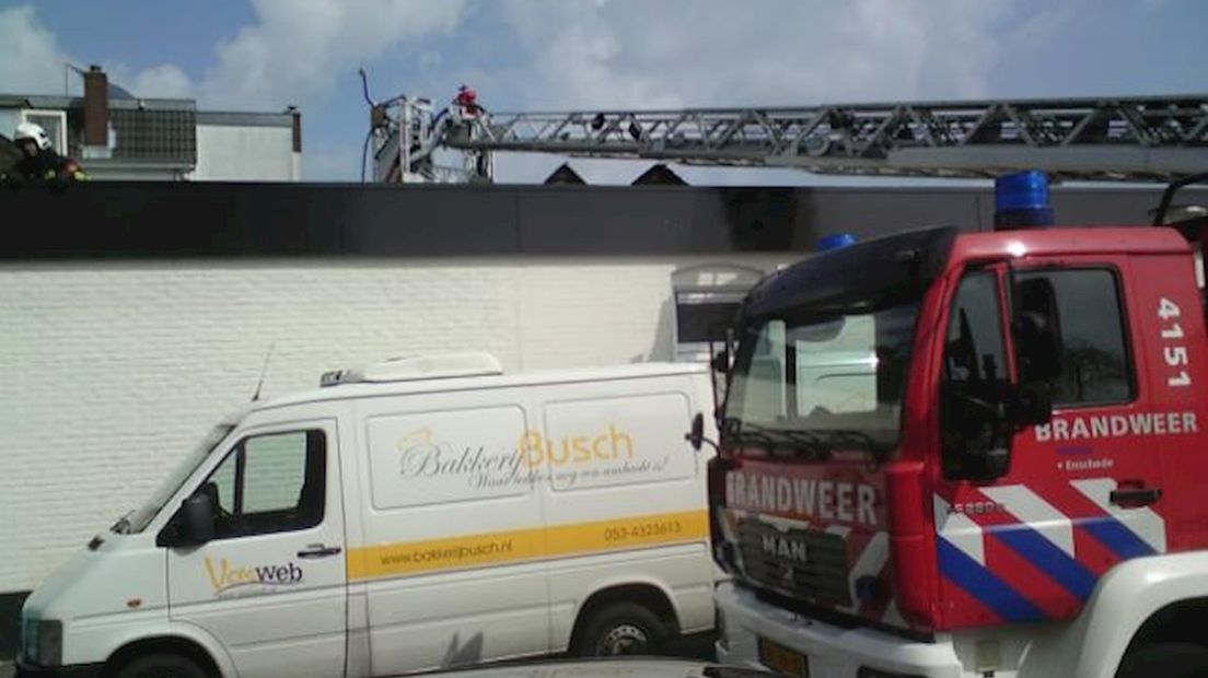 Brand in bakkerij Enschede