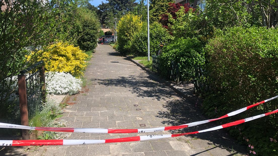 De afgezette Vogelkersstraat in Selwerd