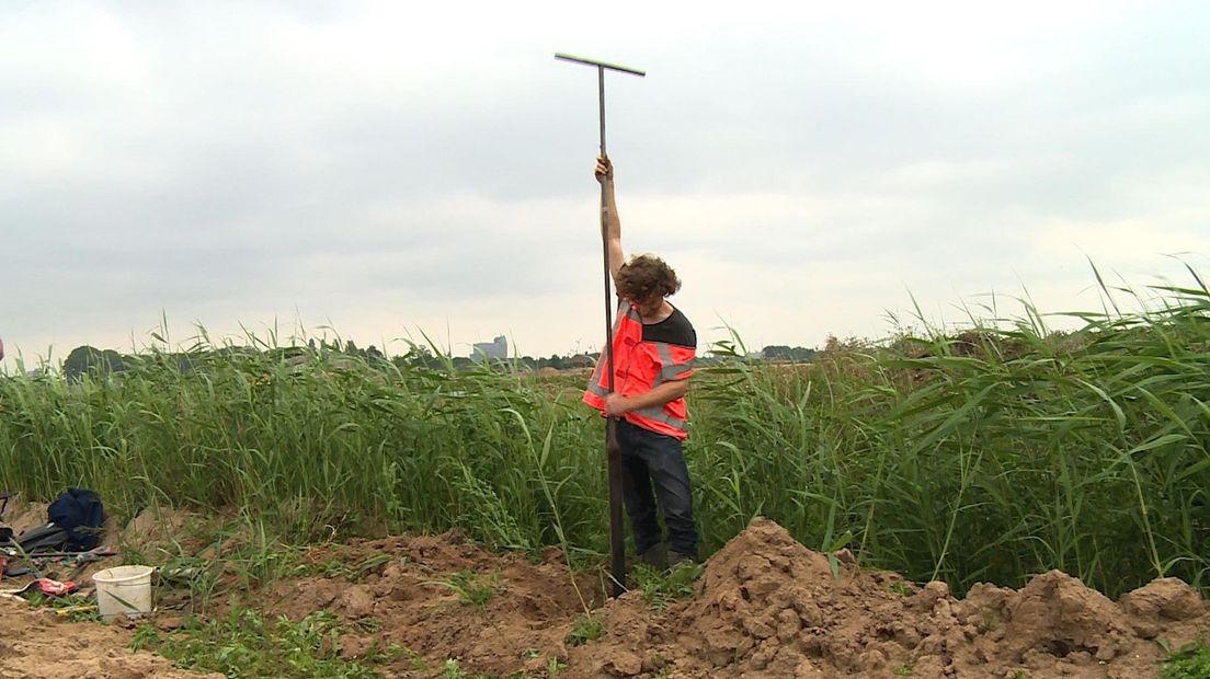 Grondonderzoek in de Vreugderijkerwaard