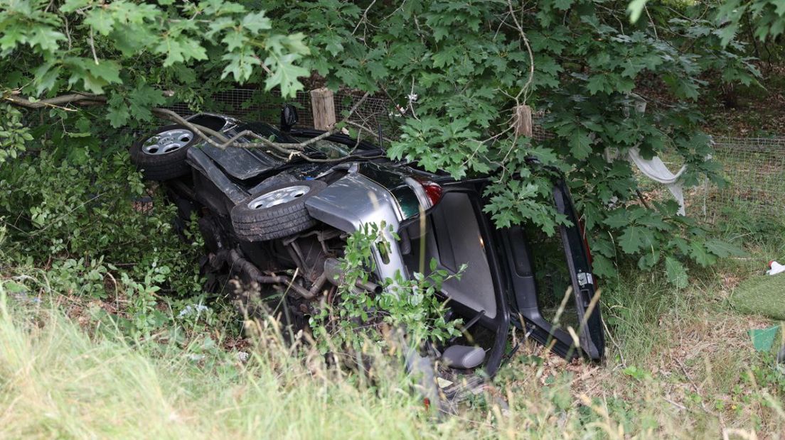 De auto naast de N34
