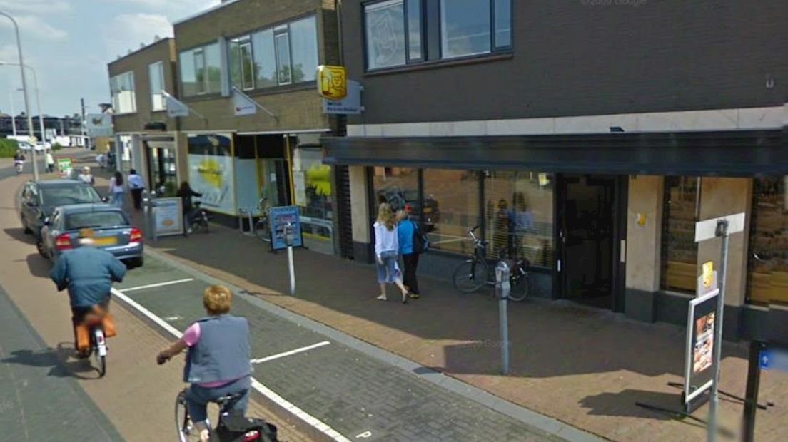De plek waar de parkeermeter stond