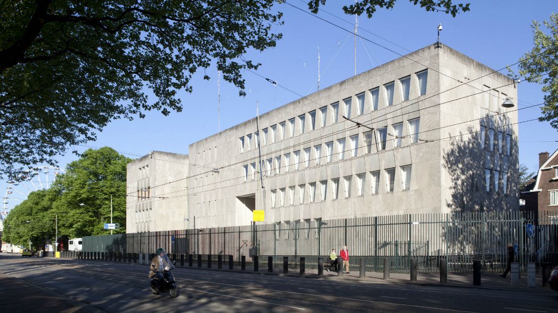 De Amerikaanse ambassade in Den Haag.