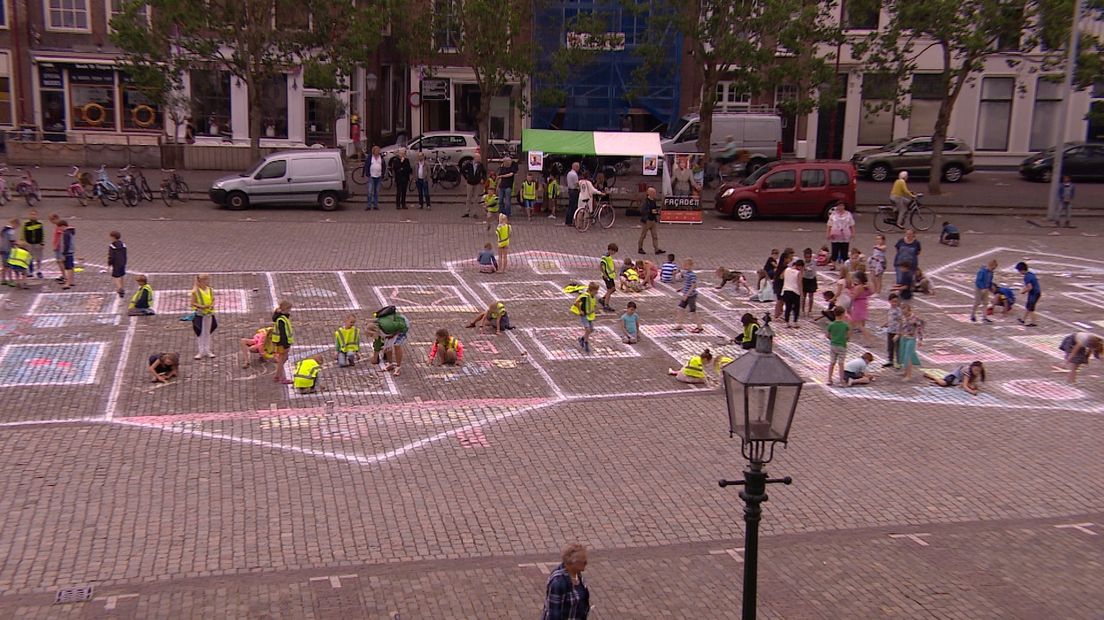Huizen op het Damplein voor even weer terug