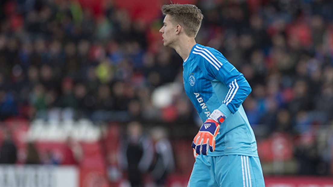 Joe van der Sar in het shirt van Ajax