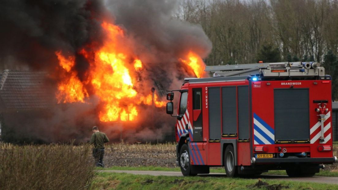 Raging fire in Heiligerlee