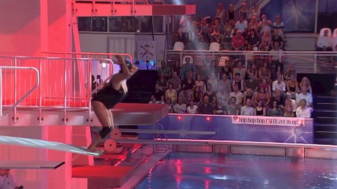 Patty Brard tijdens Sterren Springen