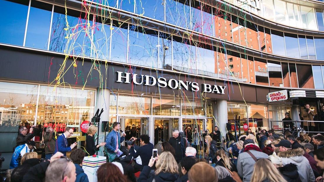 Officiële opening Hudson's  Bay Enschede