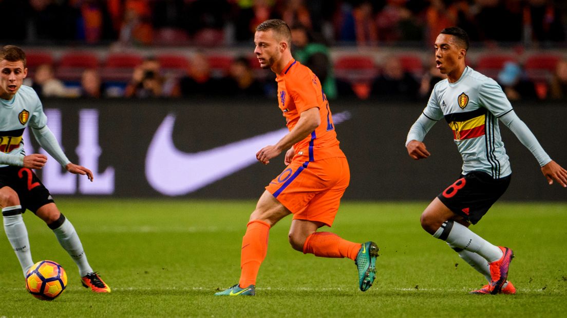 Ramselaar op archiefbeeld in het Nederlands elftal.