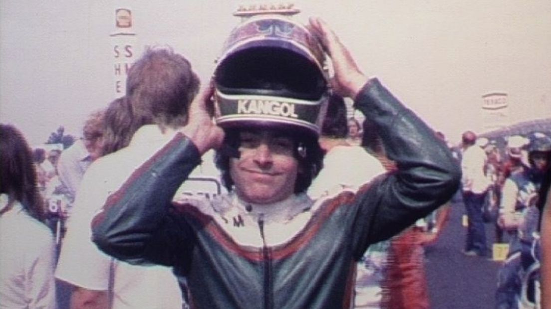 In het Drents Archief draait tijdens de TT-week een film met unieke beelden van de TT's tussen 1978 en 1982 (screenshot: Lammie Heling)