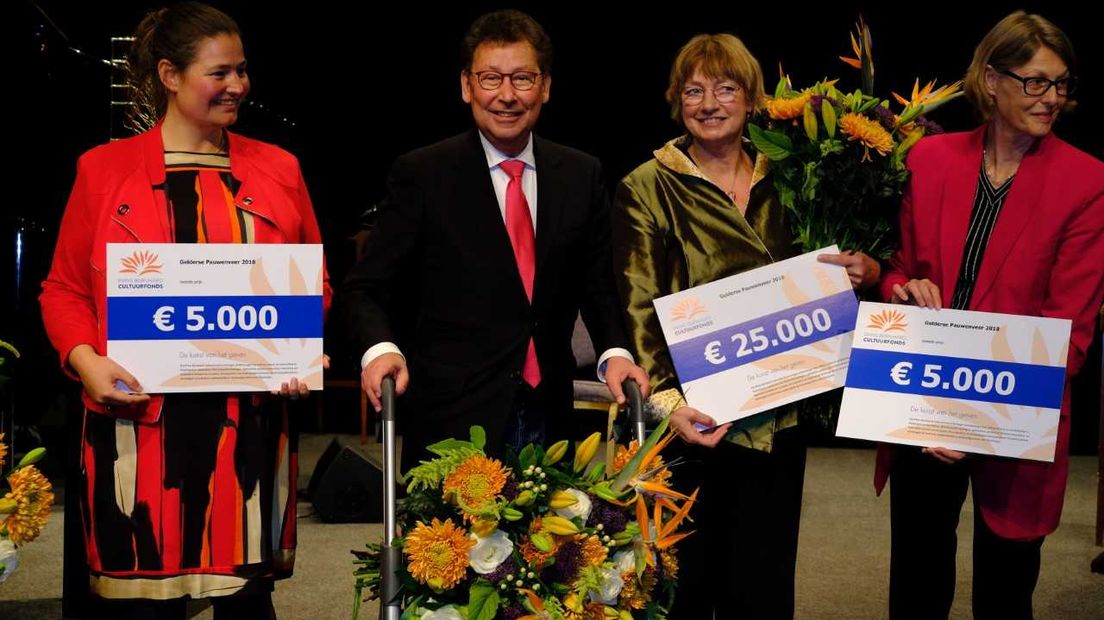 De Gelderse Pauwenveer 2018 is gewonnen door het Nationaal Onderduikmuseum in Aalten. Het Achterhoekse museum krijgt een bedrag van 25.000 euro en een kunstwerk.