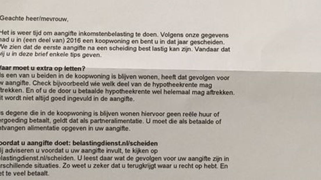 De Belastingdienst heeft Peter Berendsen uit Zeddam excuses gemaakt voor een pijnlijke blunder.