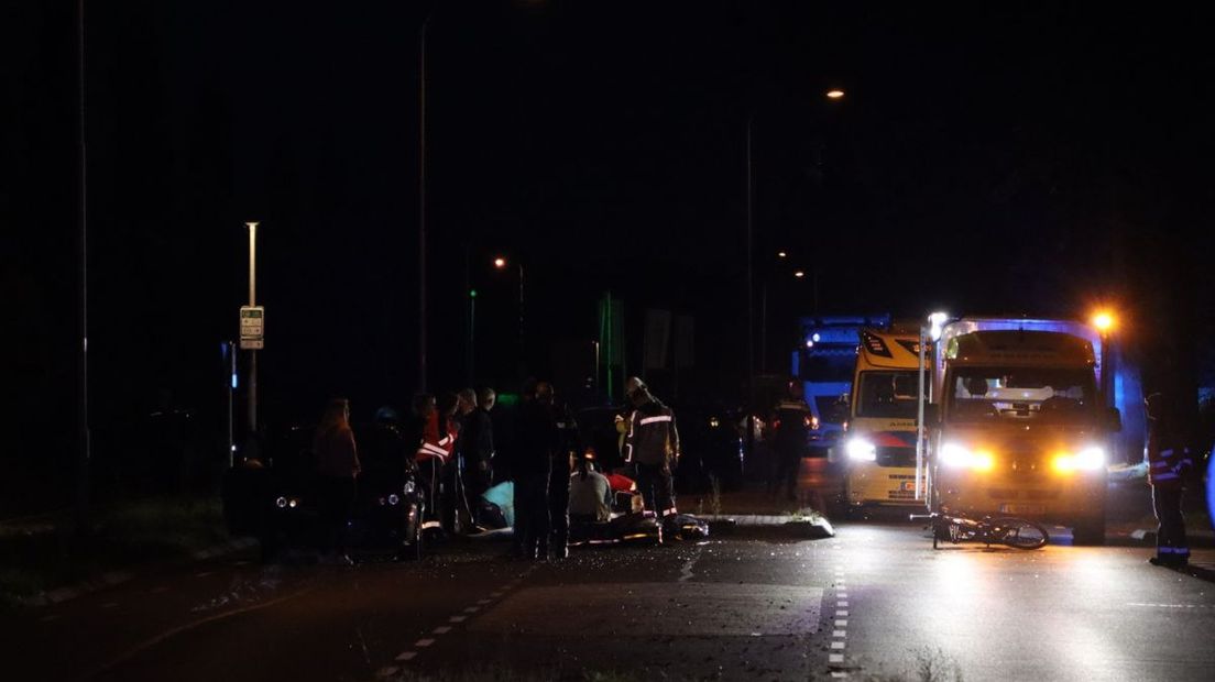 Hulpdiensten ter plaatse in Boerakker