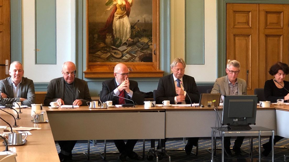 De presentatie van de verkiezingsuitslag