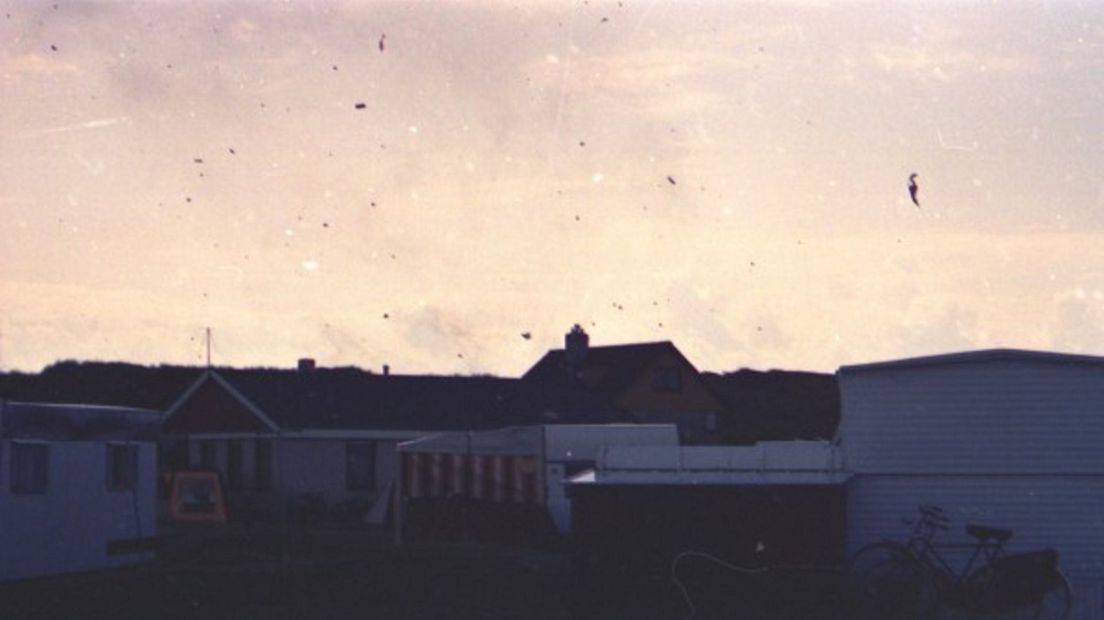 De windhoos in 1992 op camping Duinoord