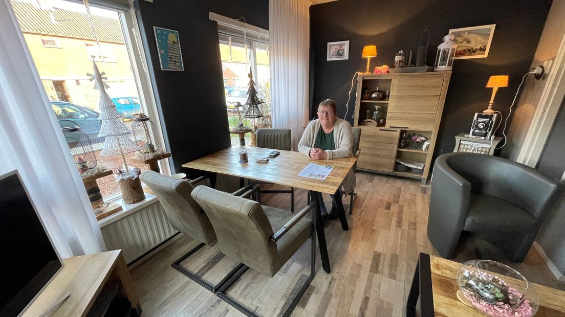 Anna Wiebrants in haar huurwoning