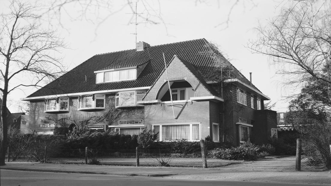De betreffende Villa aan de Kamplaan in 1962