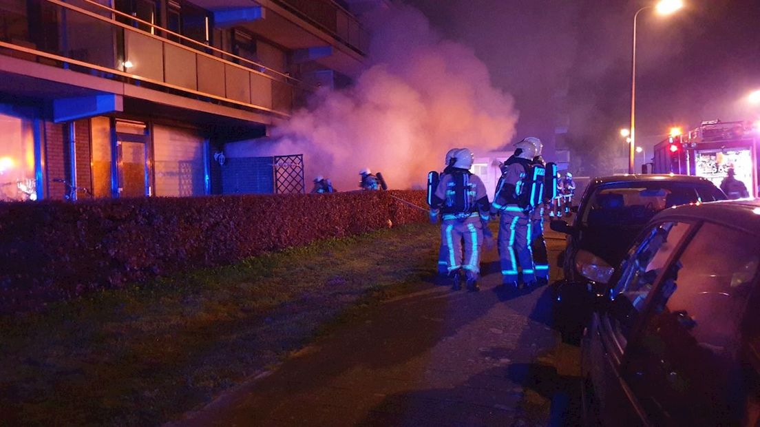 Woningbrand in Hengelo