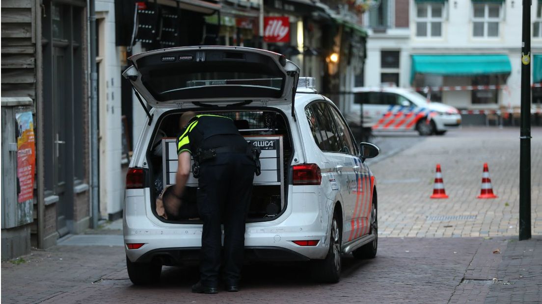 De politie sloot een deel van de omgeving af.