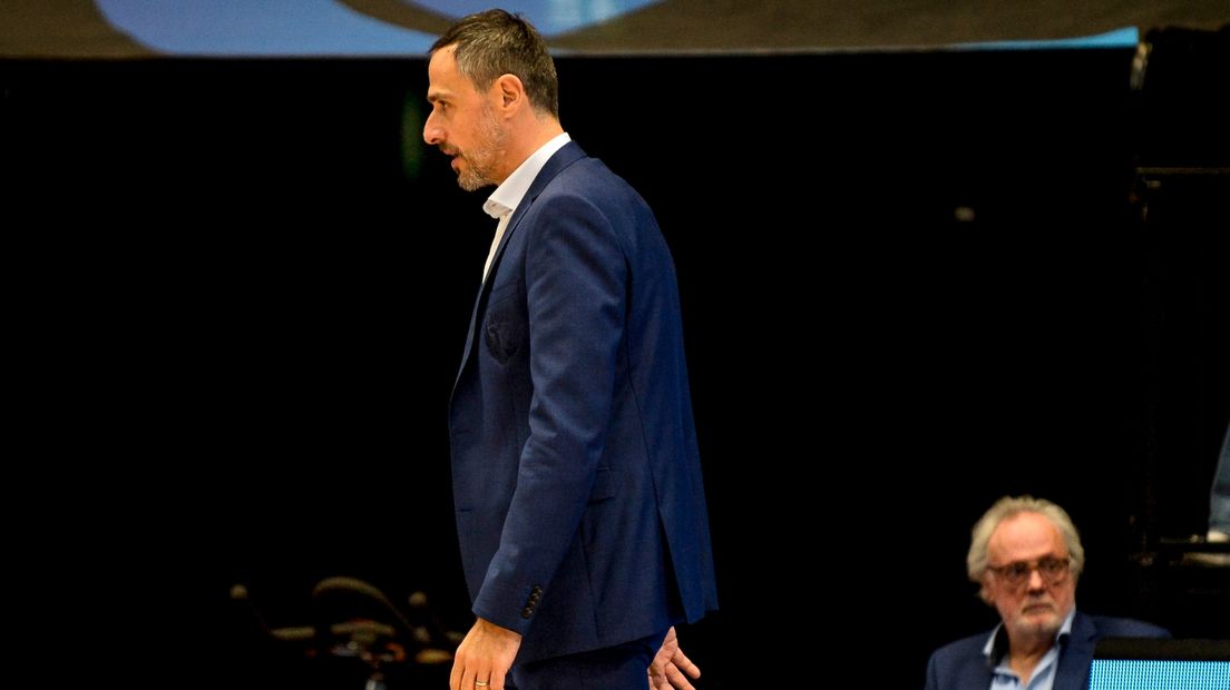 Donar-coach Andrej Stimac op archiefbeeld