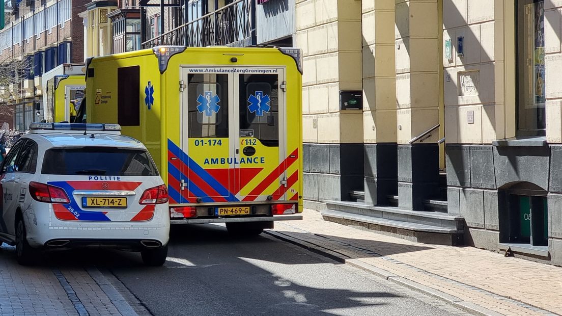Hulpdiensten in de Gelkingestraat in Stad