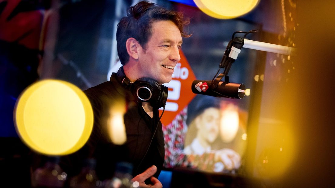 NPO Radio 2-dj Jan-Willem Roodbeen.