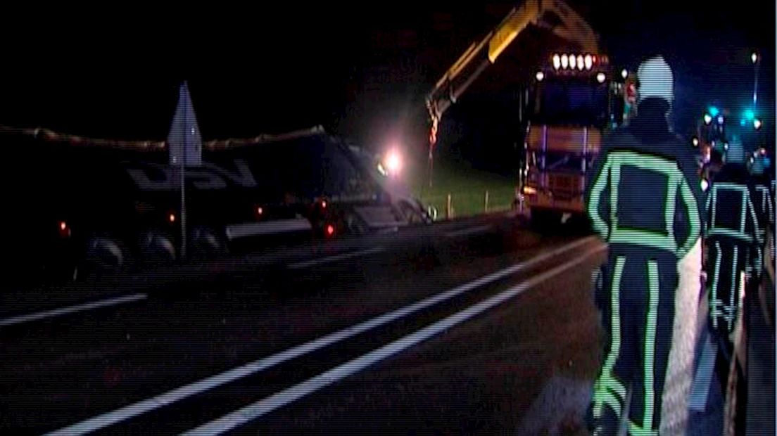Ongeval vrachtwagen