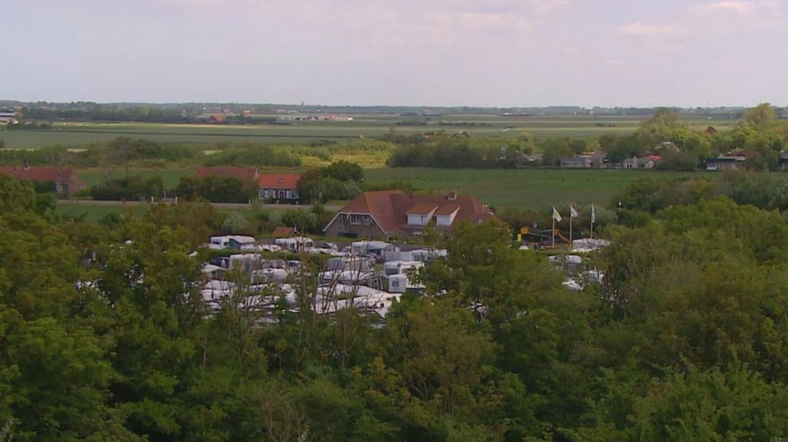 Camping bij de duinen