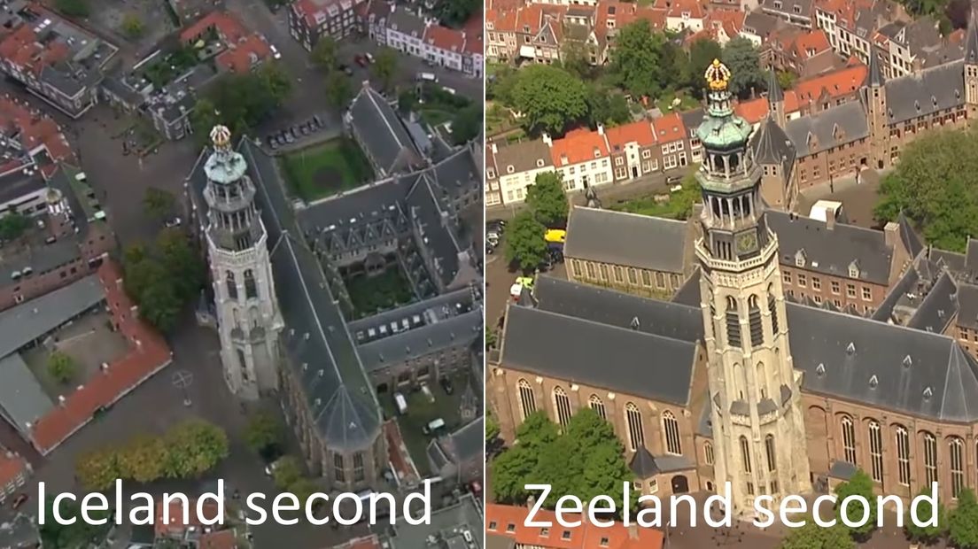 Lange Jan in IJsland second-video versus Zeeland second-video