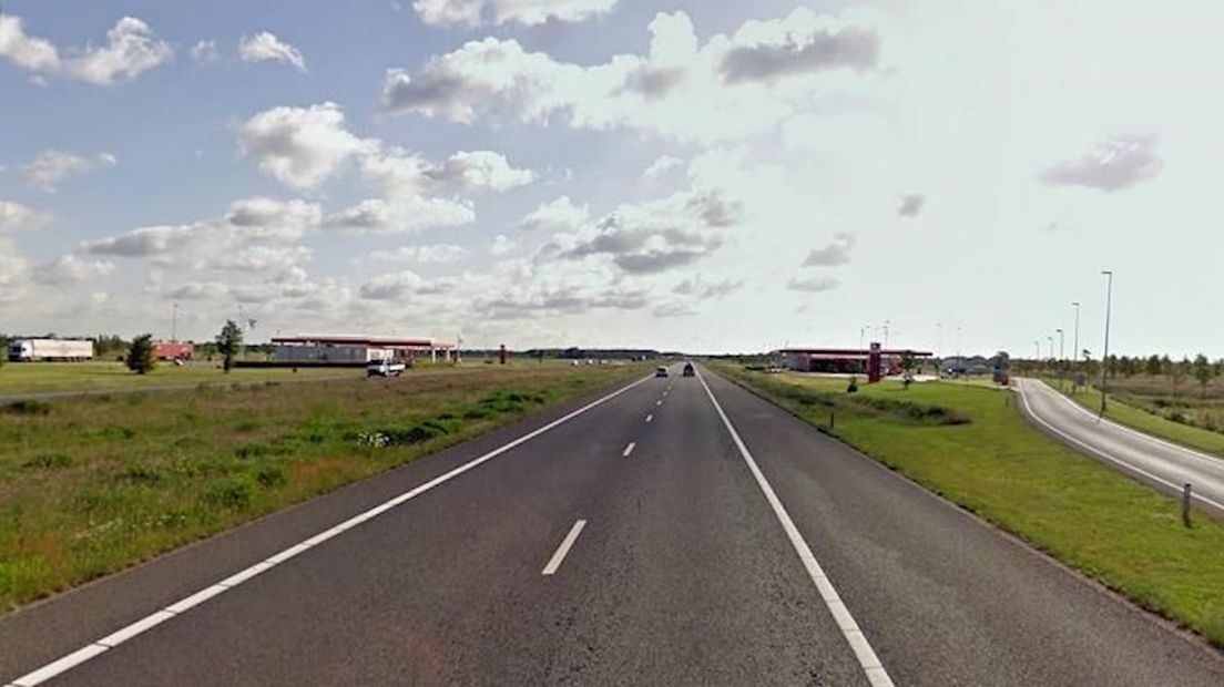 De A37 bij Nieuwlande