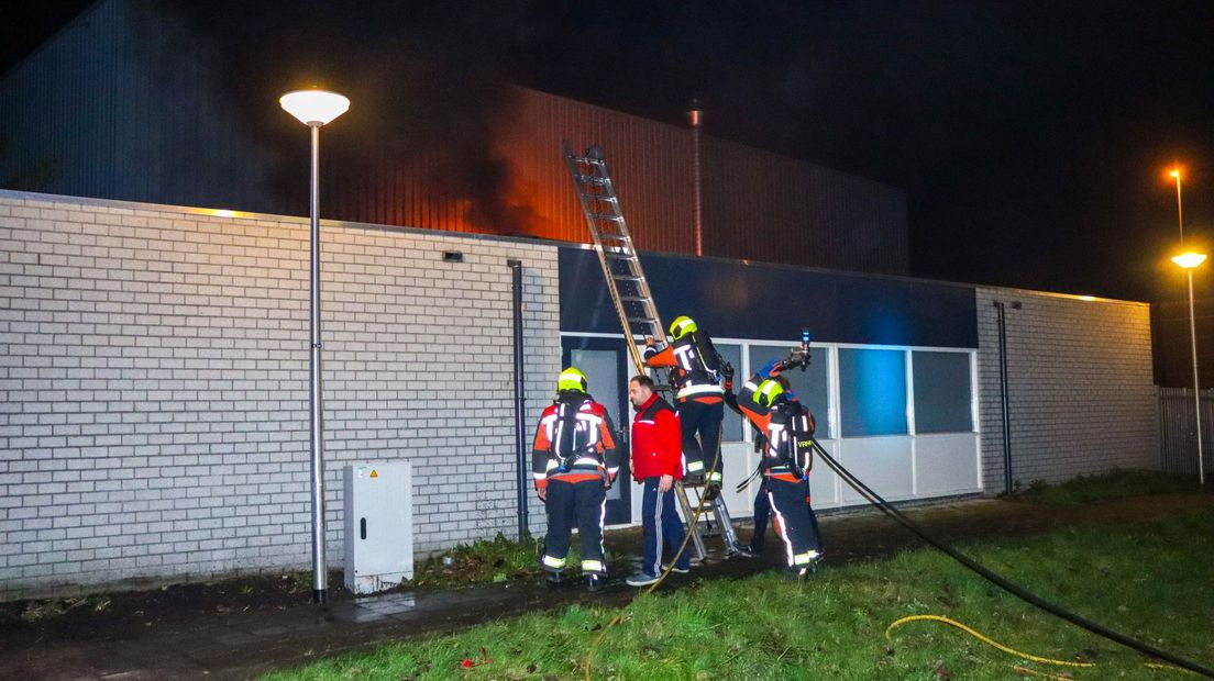 De brand in Reeuwijk was snel geblust