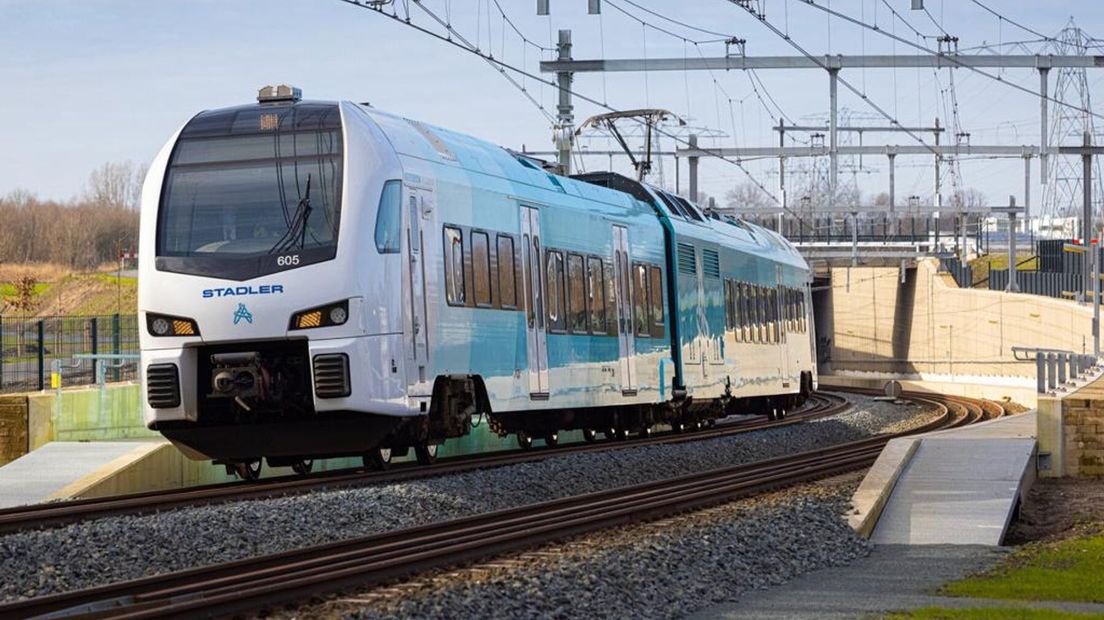 De batterijtrein van Arriva