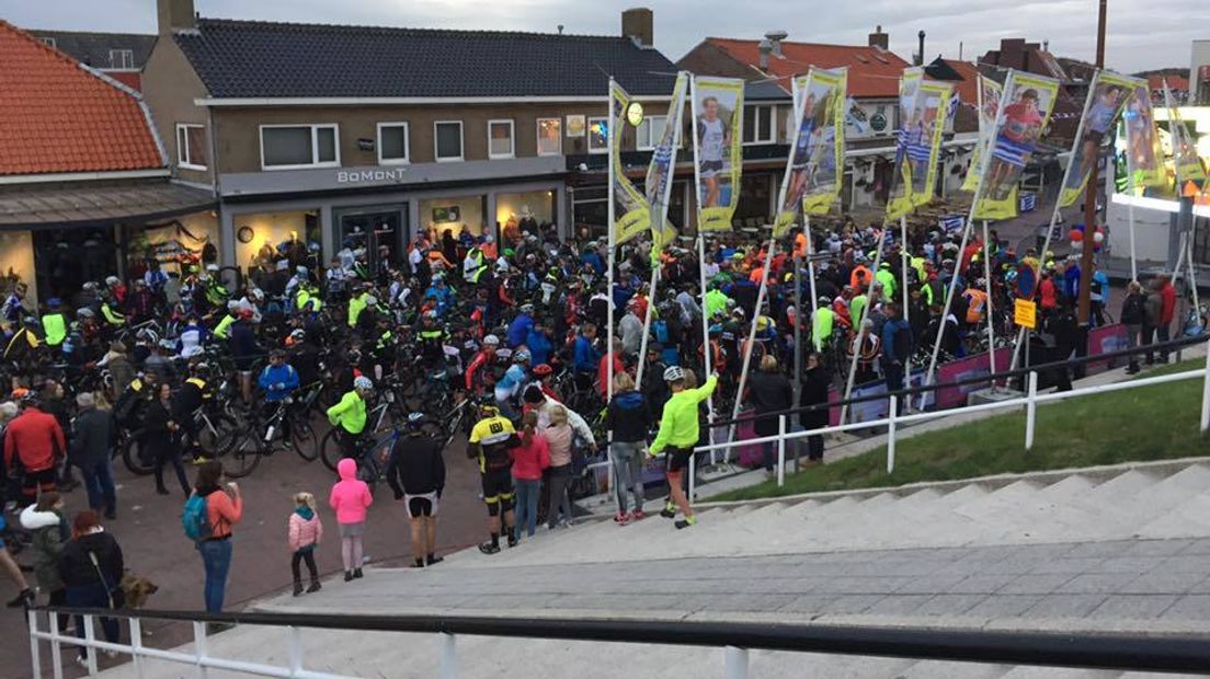Afzien op de fiets. Dit was de MTB-tocht van de Kustmarathon