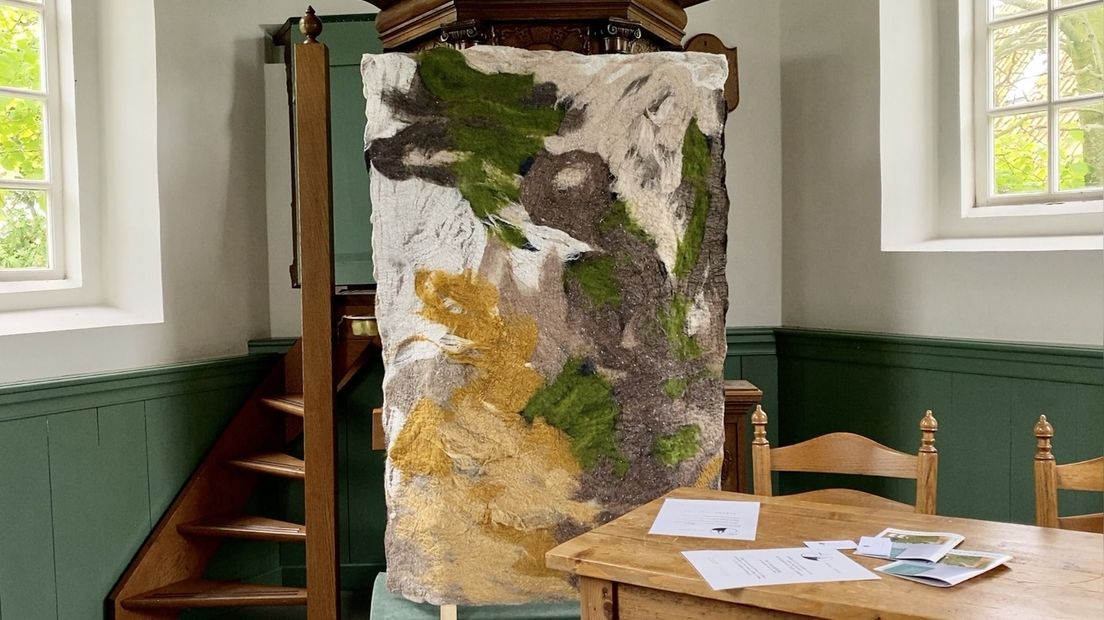 Ien fan de 5 keunstwurken dy't feild wurde
