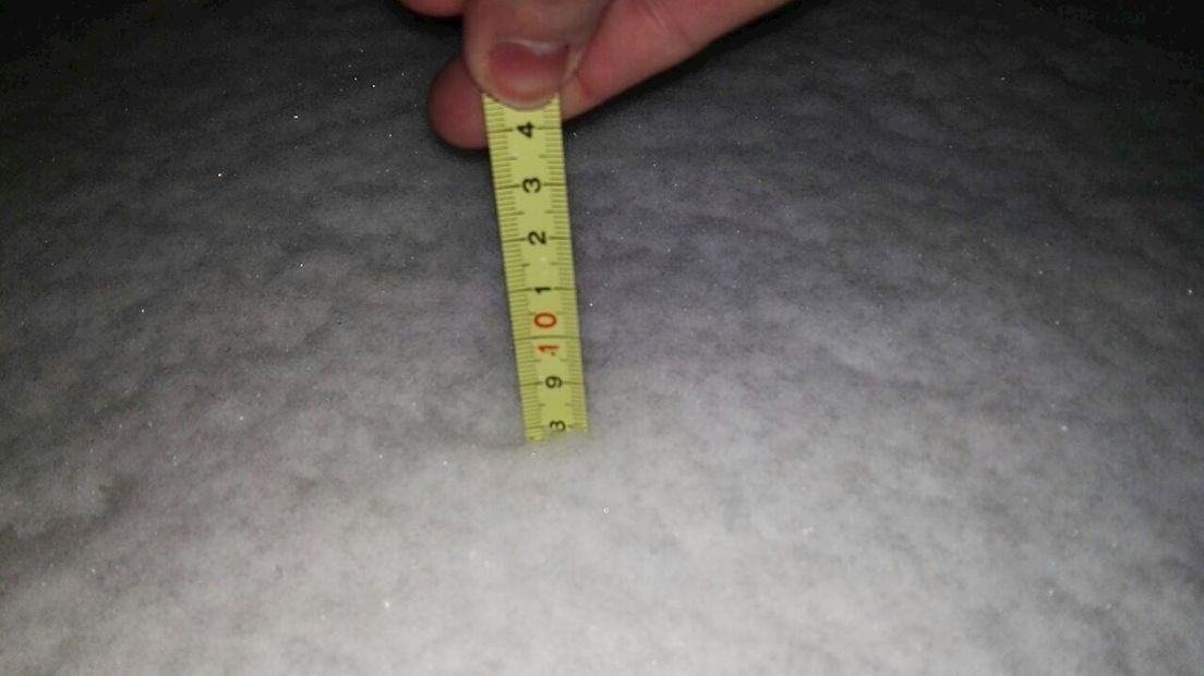Sneeuwval in Overijssel