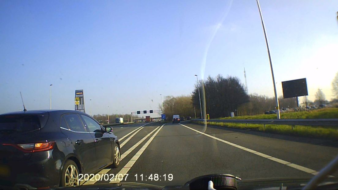De afslag gemist, dan maar een ruk aan het stuur