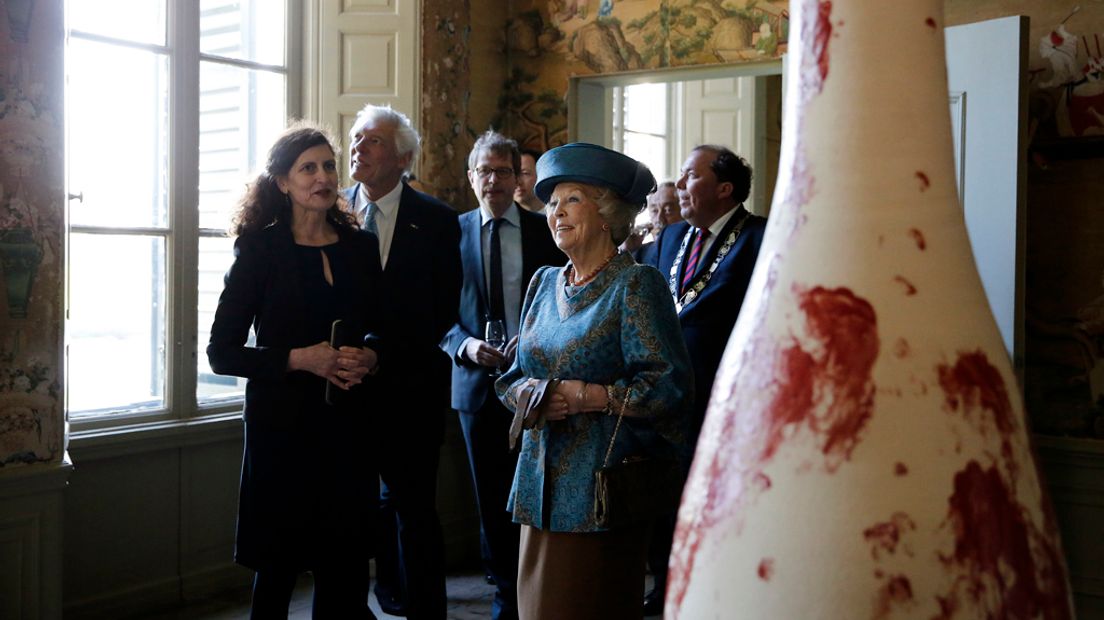 Prinses Beatrix opende in juli het museum. Archief.