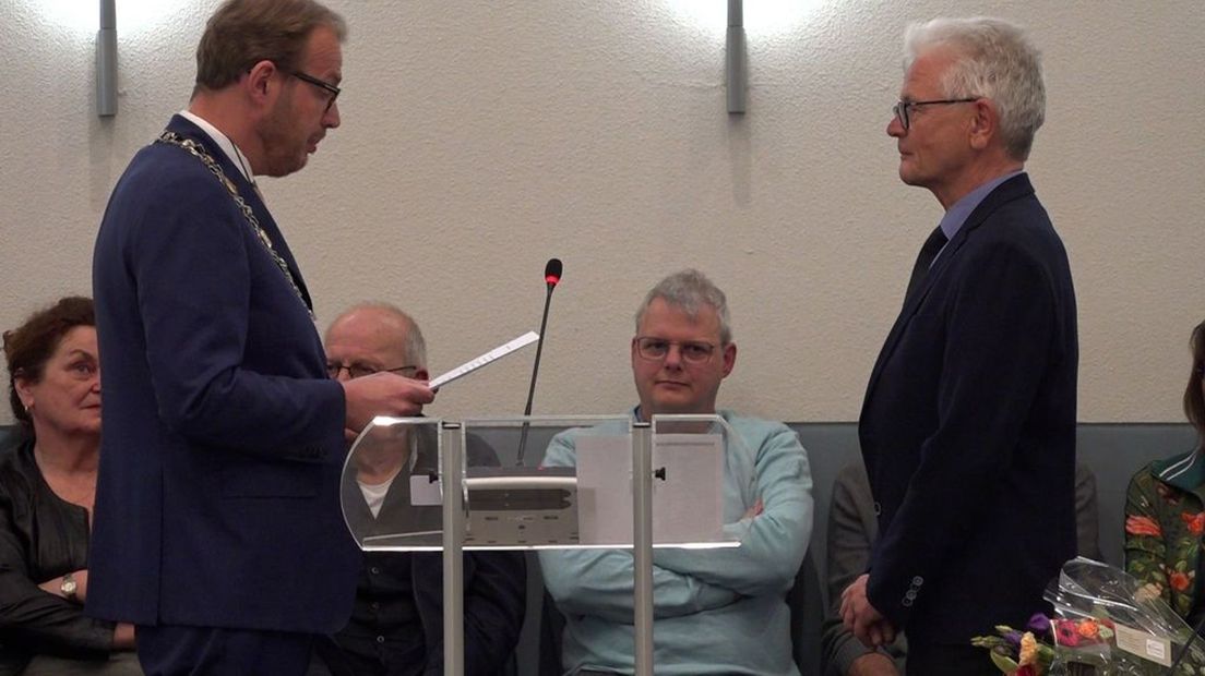 De beëdiging van Lambert van Meijeren (Forum voor Democratie) als raadslid in Doetinchem