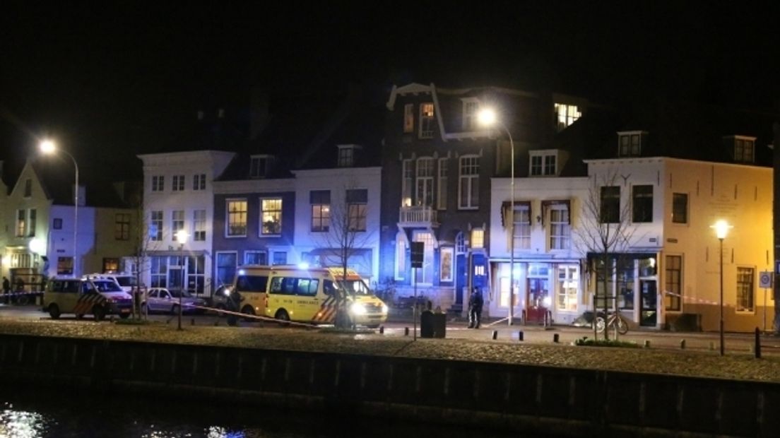 De steekpartij vond plaats in een café aan de Turfkaai in Middelburg
