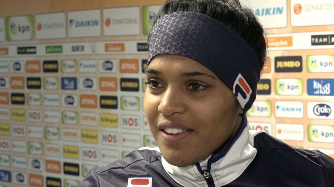 Anice Das: Als ik m'n oude niveau weer haal, blijf ik schaatsen (Rechten: RTV Drenthe)