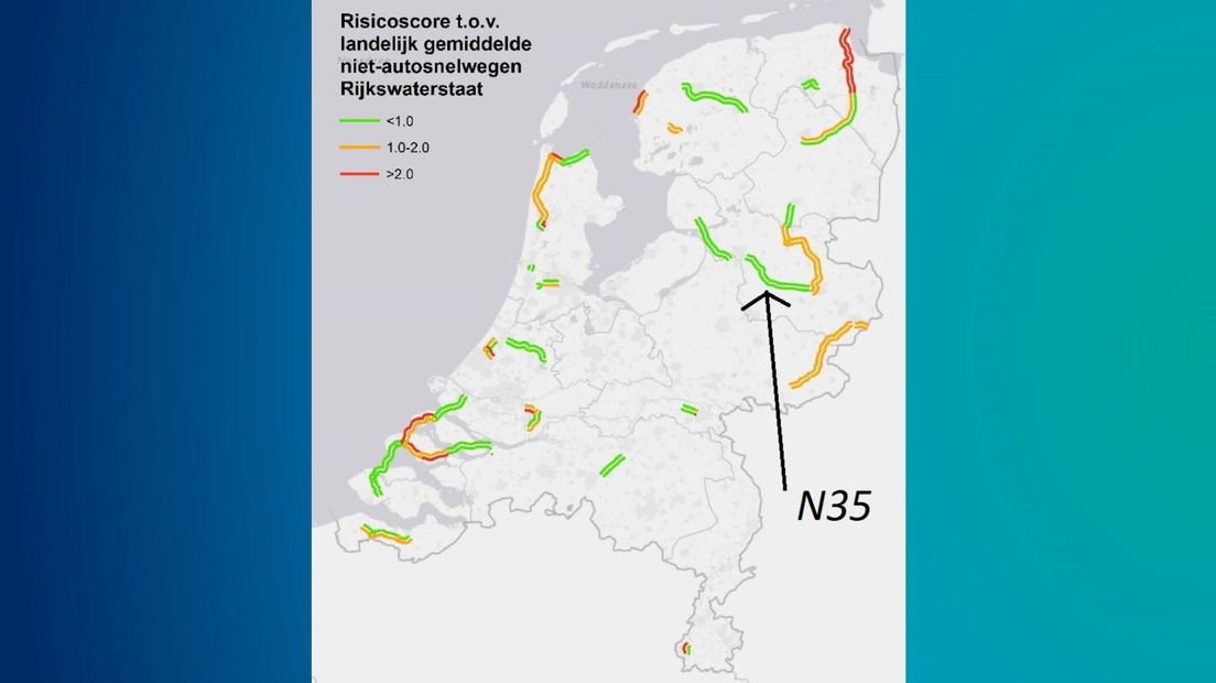 Minister Van Nieuwenhuizen Noemt Ongevalsrisico Op N35 Relatief Laag