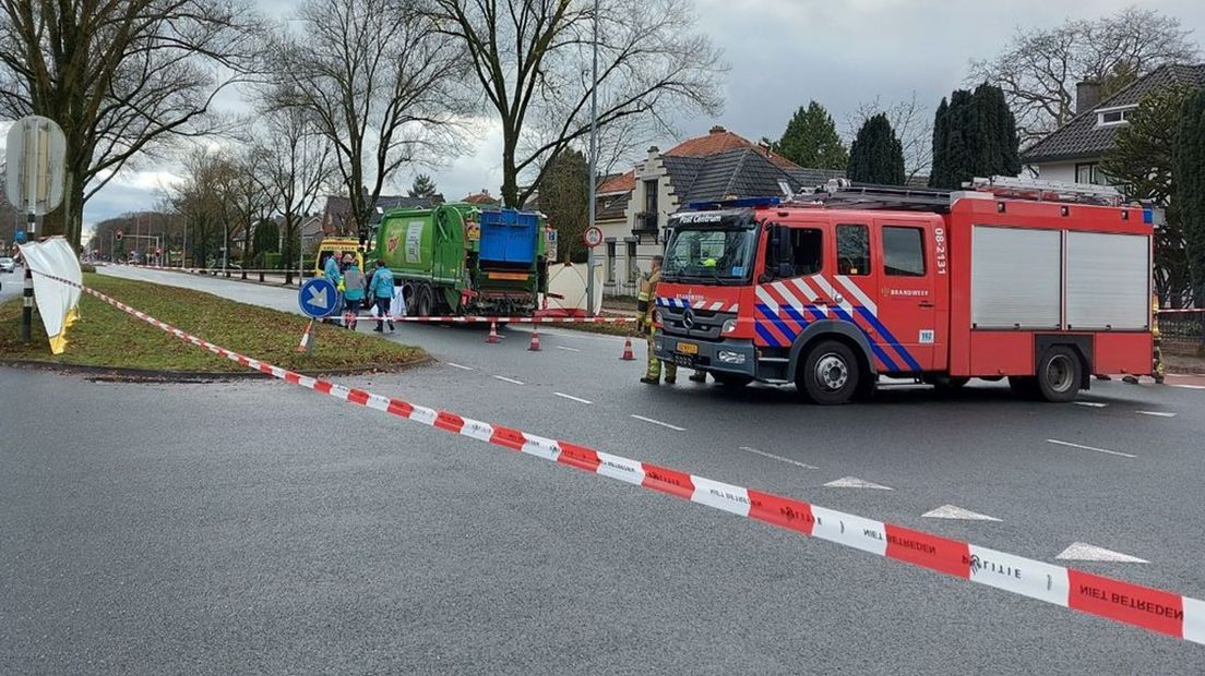 De plek van het ongeval.