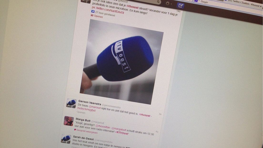 RTV Oost op social media