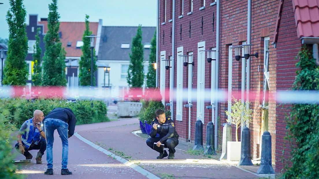 Onderzoek bij de woning in Hoef en Haag.