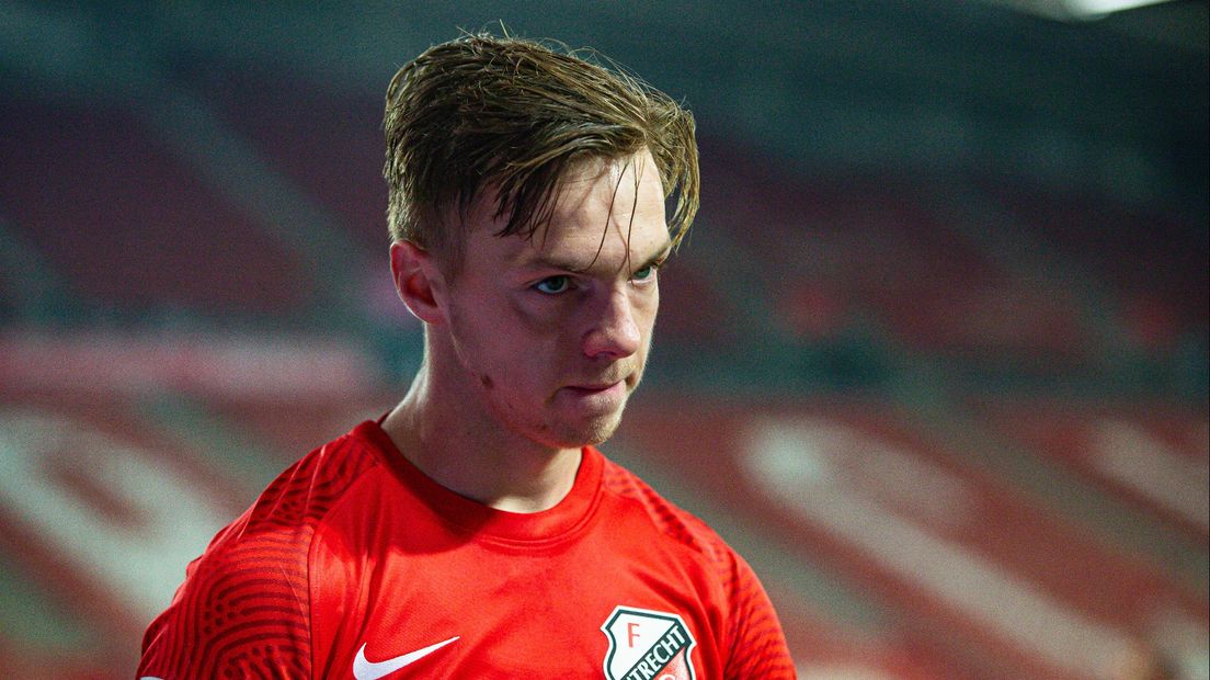 Remco Balk in het shirt van Utrecht