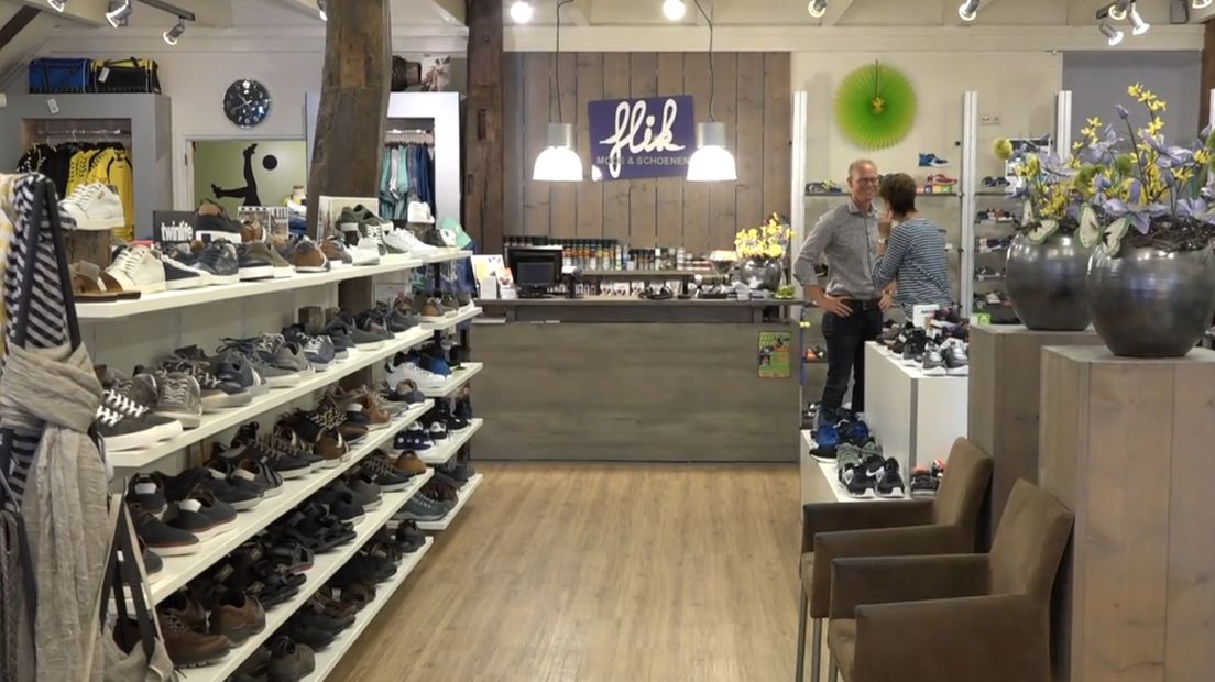 Steeds meer schoenenwinkels verdwijnen (Rechten: RTV Drenthe)