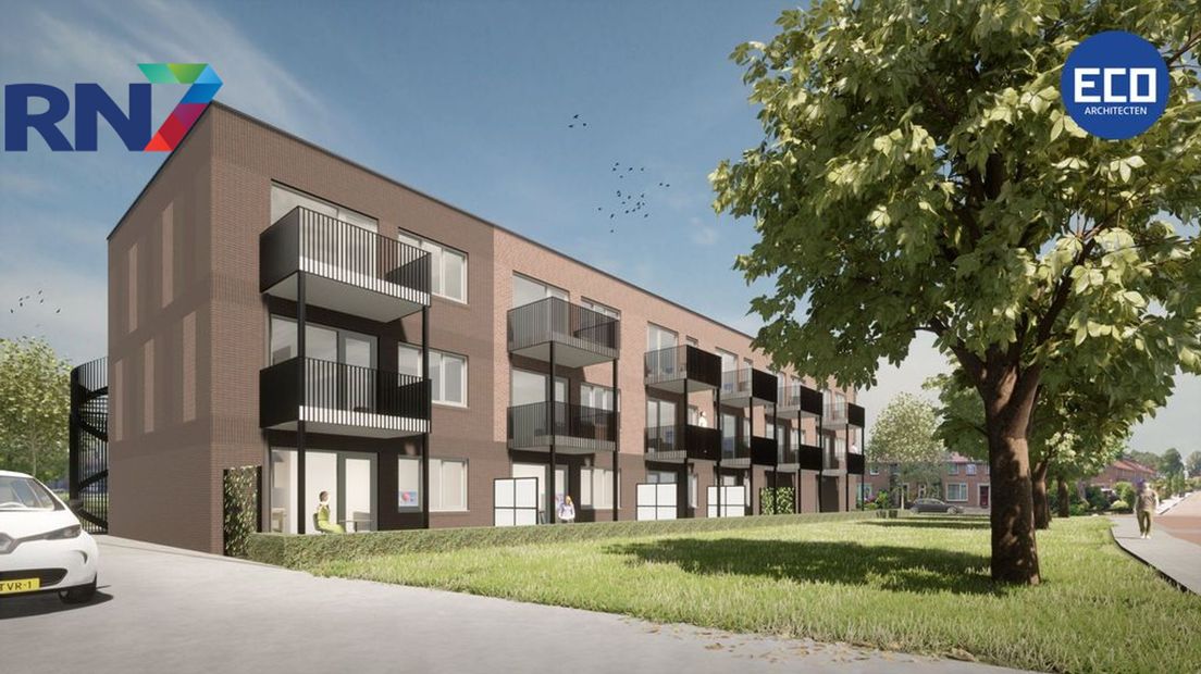 Voorbeeld van het nieuwe complex