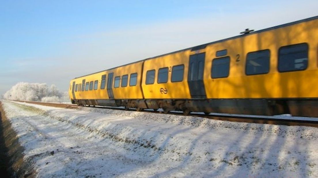 OV heeft moeite met de sneeuw