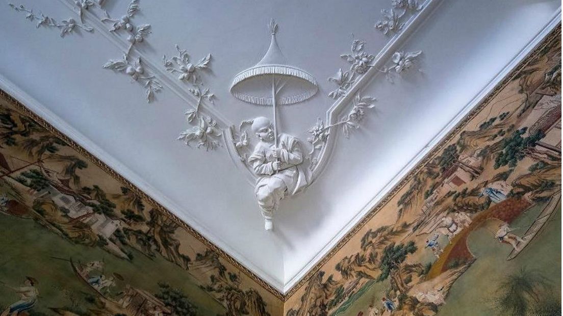Het Chinese plafond in Huis ten Bosch is gerestaureerd I