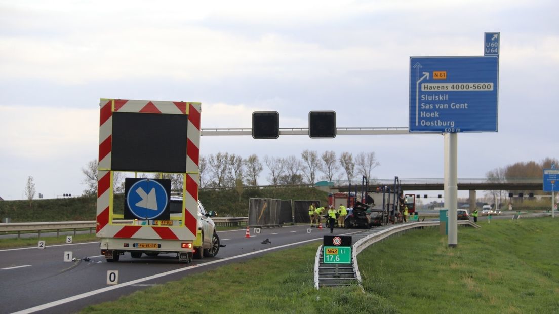 Man uit Roosendaal overleden bij ongeluk op de N62